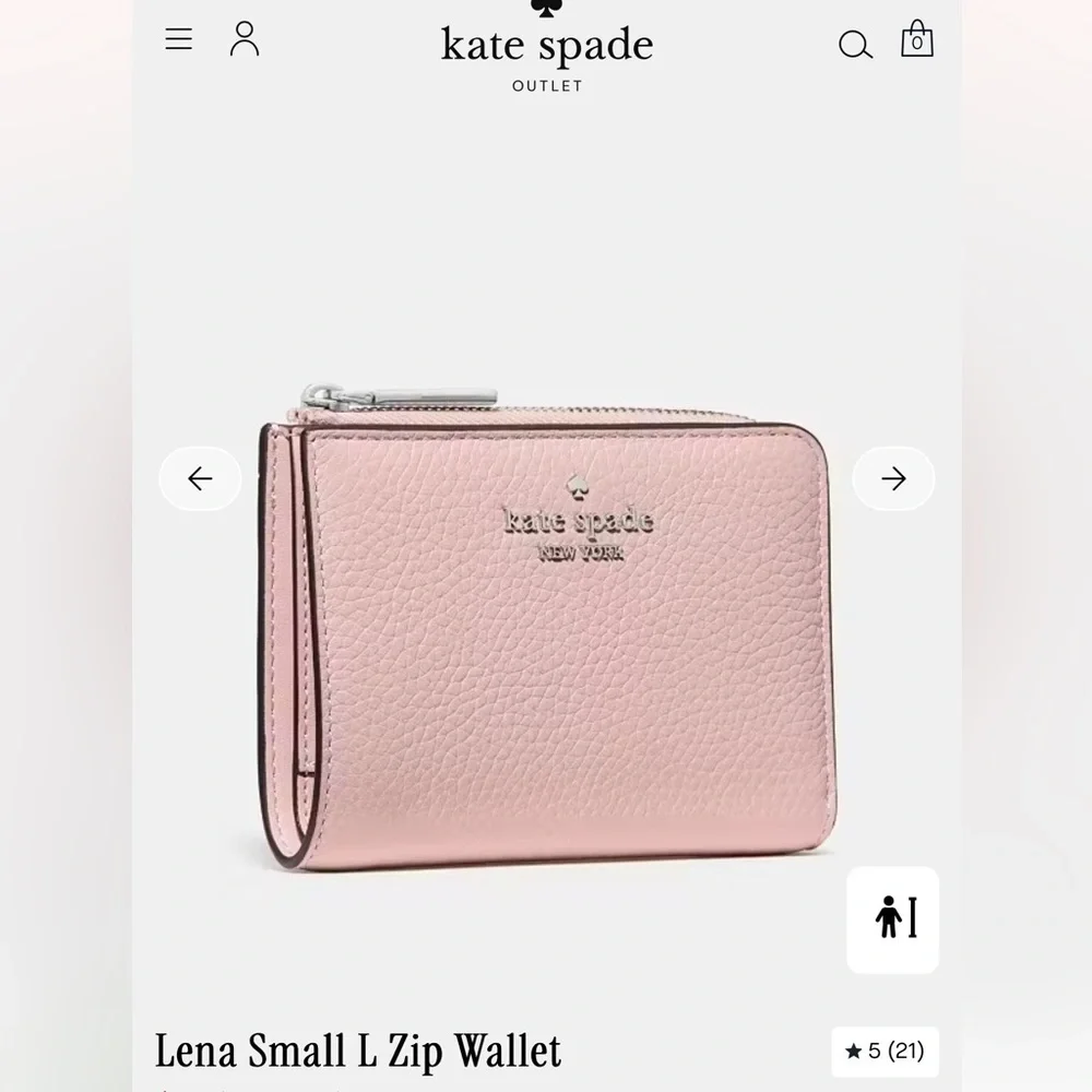 Kate Spade Lena zip wallet Tutu